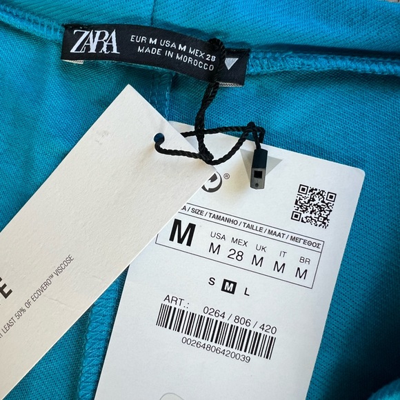 Zara Wide Leg Trousers Linen Style - Picture 8 of 10